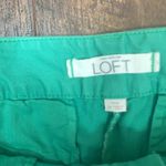 Loft Ann Taylor  Kelly Green Capri Pants Photo 1