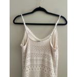 Freshman 1996 Dress M Boho Babydoll Y2K Fairy Cottagecore Crochet Maxi Sweater Size M Photo 8