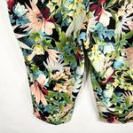 Avenue  Plus Size 24 Capri Pants Tropical Print‎ Green Floral High Rise 1523 Photo 6