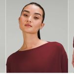 Lululemon New With Tags  Back in Action Long Sleeve *Nulu Sz 8 Photo 3