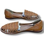 Nisolo Women's Huarache Handwoven Tan Leather Sandals Size 9.5 Photo 1