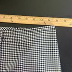 DKNY Gingham Plaid Silk Cropped Pants Black White Preppy Office Womens Size 8 Photo 7