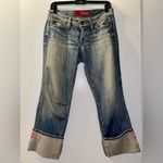 Guess  Jeans Distressed Denim Embroidered Hem Photo 2