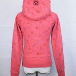 Lululemon Pink Circle Zipup Logo Hoodie Sz 2 Photo 1