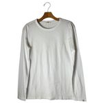 Rag and Bone Rag‎ & Bone Shirt Women Medium White Organic Pima Cotton Long Sleeve Tee Preppy Photo 1