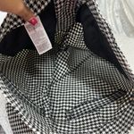 Old Navy 8 high rise pixie checkers pants black white FLAWED Photo 11