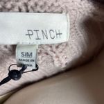 PINCH Oatmeal Cable Knit Belted Cardigan S/M NWT Cozy Chunky Winter Sweater Photo 9