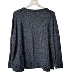 Free People  BEACH Sleep to Dream Boxy Oversized Knit Henley Top Alabaster Gray S Photo 1