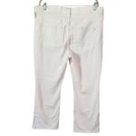Madewell NWT Mid Rise Kick Out White Stretch Denim Jeans Women’s Size 32 Photo 4