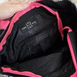 Robin Ruth New York Statue of Liberty Tote Bag Pink & Black Zip Top Photo 3