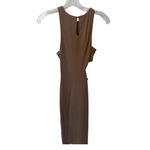 Michael Costello x REVOLVE Rylan Midi Dress Size Small Tan Photo 6