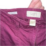Loft  Outlet Cargo Short Purple Magenta Size 4 Photo 2