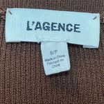 L'Agence L’AGENCE Lucas Ribbed Long Cardigan Women’s Size Small Brown Bell Sleeve Knit Photo 9