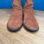 Talbots  Tish Foldover Fur Lined Suede Ankle Boots Brown Women’s 8.5 Photo 4