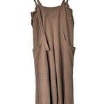 Free People beach romper sleeveless wide leg brown jumpsuit Small Photo 0