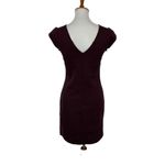 Athleta  Illusion Dress Small Maroon Sleeveless Sheath Activewear Work Photo 4