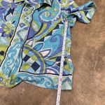 American Vintage Vintage groovy floral 90s y2k button down top Photo 5