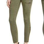 Pistola  Women's Cotton Blend Ankle Zip Skinny Cargo‎ Pants Green Size 29 Photo 0
