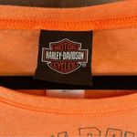 Ride to live Harley‎ Davidson orange shirt size S Photo 4