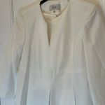 Le Suit 2 Piece Vanilla Ice Dress and Overcoat Set size 8P NWT Photo 2