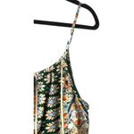 Fashion XL Dress Boho Paisley Slip Mini Spaghetti Strap Summer Festival Coquette Green Photo 9