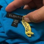 Eileen Fisher  Cerulean Blue Midi Sleeveless Dress xs Photo 6