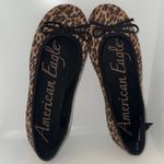 American Eagle LEOPARD BALLET FLATS Women’s 7.5 Brown & Black Photo 6