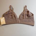 LIVELY Lace Bra NWT Orchid Seamless Triangle Comfort Adjustable Straps Size 3 Tan Photo 2