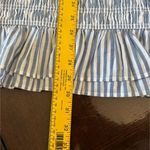 Abercrombie & Fitch Blue and White Striped Mini Dress XLT Photo 6