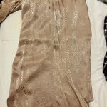 DO+BE Champagne Midi Dress One Shoulder Photo 4