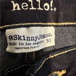 Hello! Skinny Jeans Dark Wash Denim Pants Size 30 Made in Los Angeles Blue Photo 1