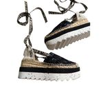 Stella McCartney  x Disney Mickey Mouse Platform Lace Up Espadrilles Sandals Size Photo 11