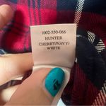 Rails  Hunter Plaid Cherry Navy White Button Up Shirt Size XS Soft Photo 11