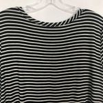 Olivia Rae Striped Short Sleeve Tie-Front Top Size Large Photo 5
