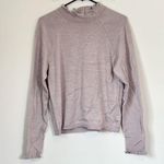 Free People  Womens Ruffled Pullover Sweater in Lilac Photo 1
