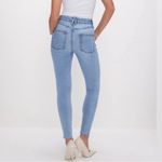 Good American  high rise skinny jeans size 12/31 light wash Photo 1