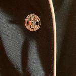 Anne Klein Black and White Trench Coat with Wide Collar Photo 5