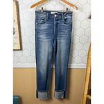 Evereve "Ever Straight" with Cuff Straight Leg Denim Jeans - Size - 24 Photo 6