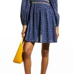 NWT Figue Peony puff sleeve smocked mini Dress sz L Size L Photo 1