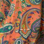 Victoria's Secret Vintage Gold Label Pink and Paisley Blouse Top Women's S Photo 2