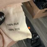 Elizabeth and James  silk romantic Button-Up silk Blouse Photo 7