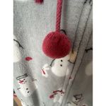 Munki Munki Women's One-Piece Hooded Fleece Pajamas Gray Pink Spark Size Small Photo 2