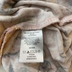 Loft  Pink Orange Floral Cottage V neck Dress Soft Cotton Stretch size Medium Photo 6