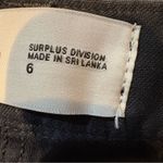 TNA Aritzia surplus division Black cargo pants size 6 White Photo 7