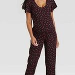 The Nines by Hatch Black & red Jumpsuit w/ Pockets Women Size Small | 35 Photo 7