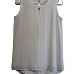 CAbi Women's  3095 White Polyester Work Business Casual Sleeveless Blouse Size XS Photo 0