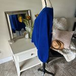 Handmade Vtg  knitted v neck electric blue Toronto blue jays sweater large XL​ Photo 1