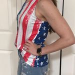 NEW American Flag Patriotic Tank Top. Multiple Size L Photo 5