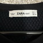 ZARA  Women's Black Textured Cardigan Photo 2
