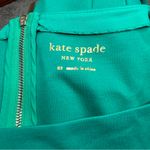 Kate Spade Fiorella Colorblock Ponte Mini Dress Green Navy Blue Extra Small XS Photo 4